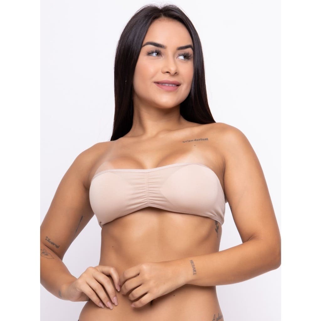 Sutiã Top Faixa Com Bojo