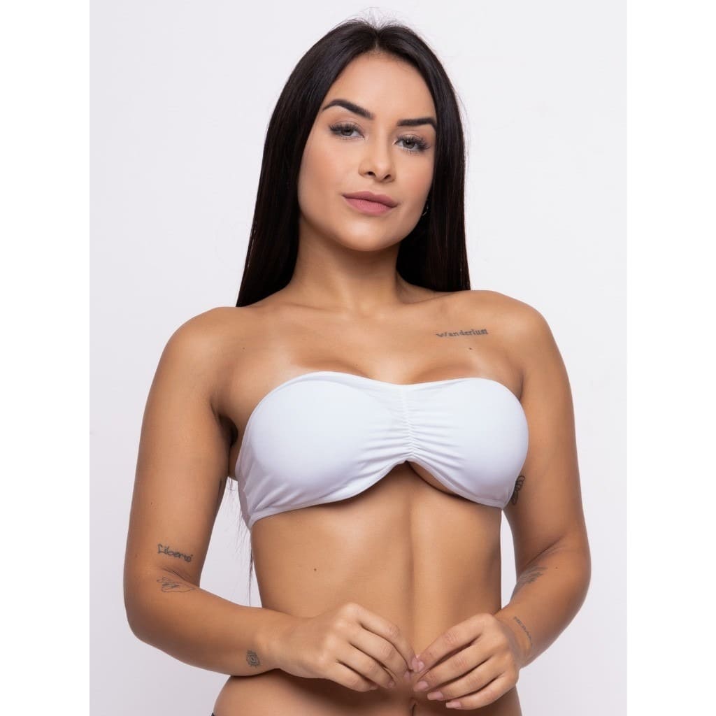 Sutiã Top Faixa Com Bojo