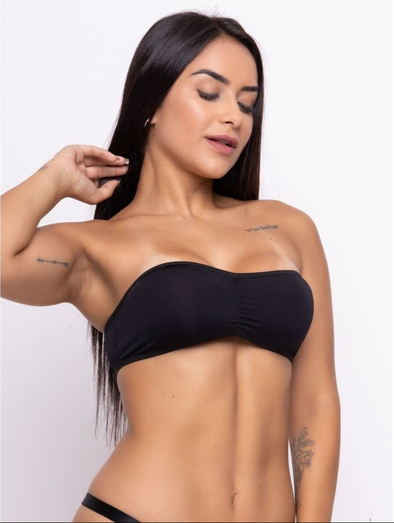 Sutiã Top Faixa Com Bojo