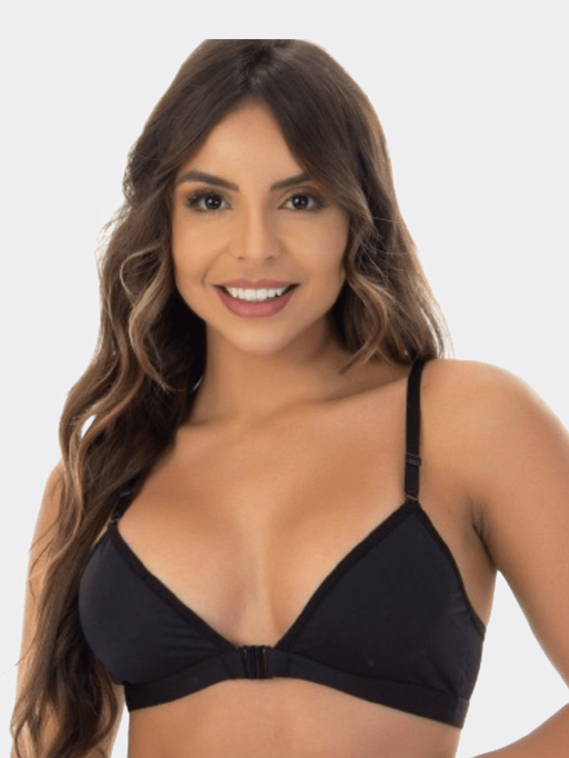 Sutiã Nadador Com Abertura Frontal Sem Bojo