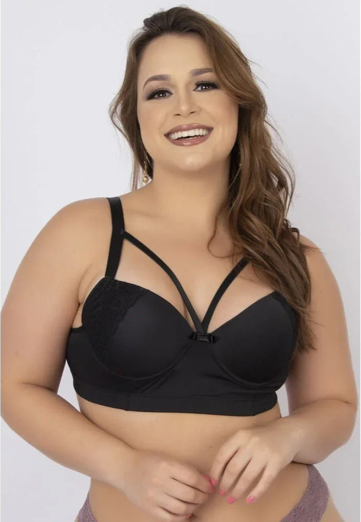 Sutiã Plus Size Com Bojo Em Renda