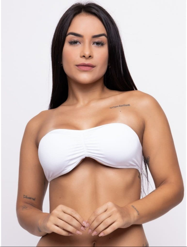 Sutiã Top Faixa Com Bojo