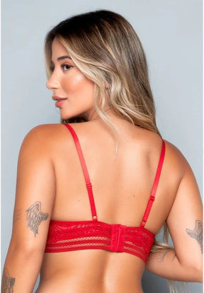 Sutiã Lingerie Com Bojo Em Renda