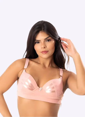 Sutiã Push up Com Bojo Detalhe Em Fita
